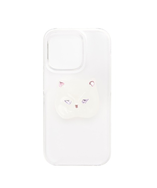 Casselini(キャセリーニ)の「Casselini(キャセリーニ)CATスマホグリップ(スマホグッズ・レディース・イエロー/ホワイト/グリーン/ブラック・FREE)」の15枚目の写真
