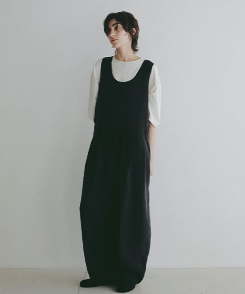 ETRE TOKYO（エトレトウキョウ）の「【先行予約限定 10%OFF】キュプラジャージオーバーサイズTee（Tシャツ/カットソー・レディース・ブラック/ホワイト/ブラウン・FREE）」の12枚目の写真