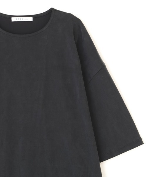 ETRE TOKYO（エトレトウキョウ）の「【先行予約限定 10%OFF】キュプラジャージオーバーサイズTee（Tシャツ/カットソー・レディース・ブラック/ホワイト/ブラウン・FREE）」の20枚目の写真