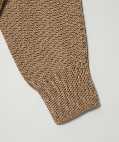 conte（コンテ）の「＜conte＞コットン リリヤーン ニット（ニット/セーター・レディース・モカ/パープル・FREE）」の8枚目の写真