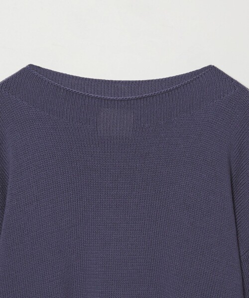 conte（コンテ）の「＜conte＞コットン リリヤーン ニット（ニット/セーター・レディース・モカ/パープル・FREE）」の13枚目の写真