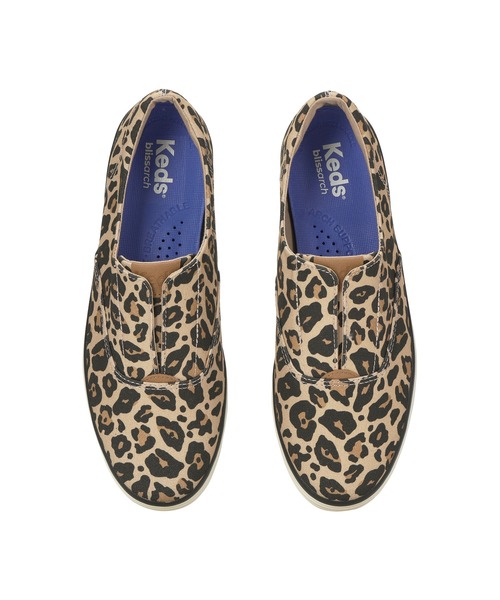 Keds(ケッズ)の「Keds ケッズ チャンピオン ラウンド トゥ スリップ ベージュ(スニーカー・レディース・ベージュ・22.5cm/25.0cm/23.0cm/23.5cm/24.0cm/24.5cm)」の2枚目の写真