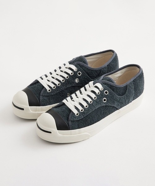 ADAM ET ROPE'（アダムエロペ）の「【CONVERSE for BIOTOP】JACK PURCELL RET SUEDE RLY / BT（スニーカー・レディース・ブラック/チャコールグレー・22.5cm/23/23.5cm/24/24.5cm）」の6枚目の写真