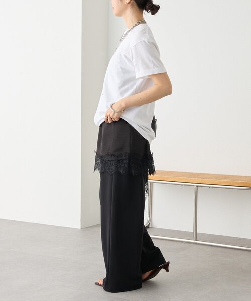 RIVE DROITE（リヴドロワ）の「予約【１枚で着映え】MarilynフォトTee（Tシャツ/カットソー・レディース・チャコールグレー/オフホワイト・FREE）」の5枚目の写真