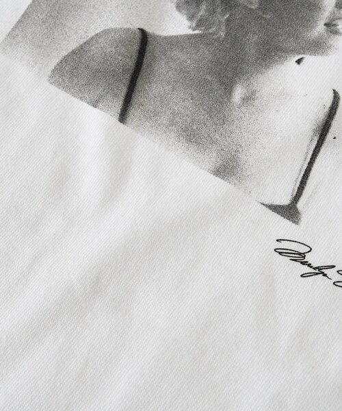 RIVE DROITE（リヴドロワ）の「予約【１枚で着映え】MarilynフォトTee（Tシャツ/カットソー・レディース・チャコールグレー/オフホワイト・FREE）」の19枚目の写真