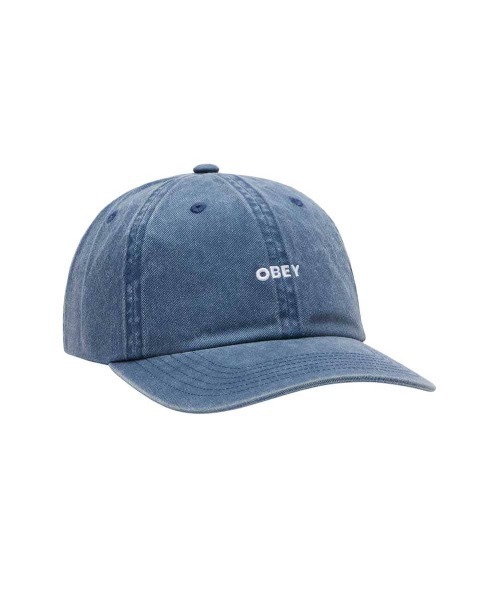 OBEY(オベイ)の「OBEY PIGMENT 6P SB / オベイ(キャップ・レディース・ネイビー/ライトグリーン/ブラック/カーキ・O/S)」の4枚目の写真