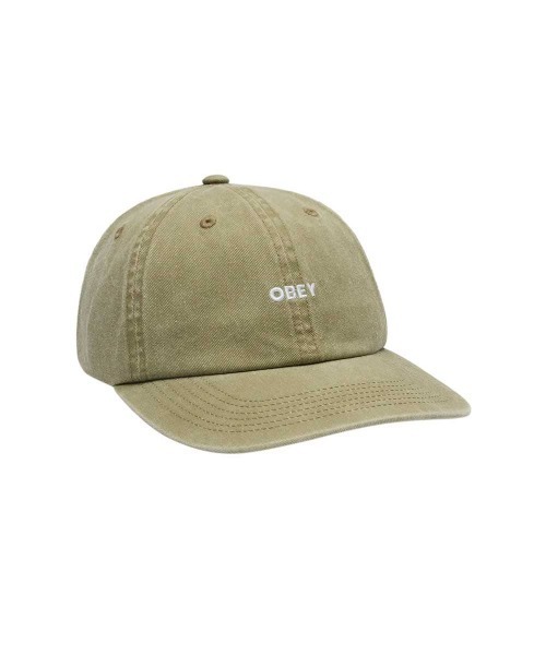 OBEY(オベイ)の「OBEY PIGMENT 6P SB / オベイ(キャップ・レディース・ネイビー/ライトグリーン/ブラック/カーキ・O/S)」の2枚目の写真