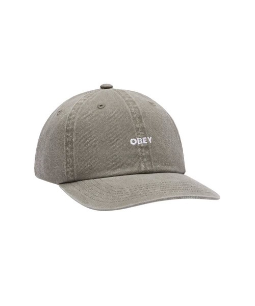 OBEY(オベイ)の「OBEY PIGMENT 6P SB / オベイ(キャップ・レディース・ネイビー/ライトグリーン/ブラック/カーキ・O/S)」の3枚目の写真