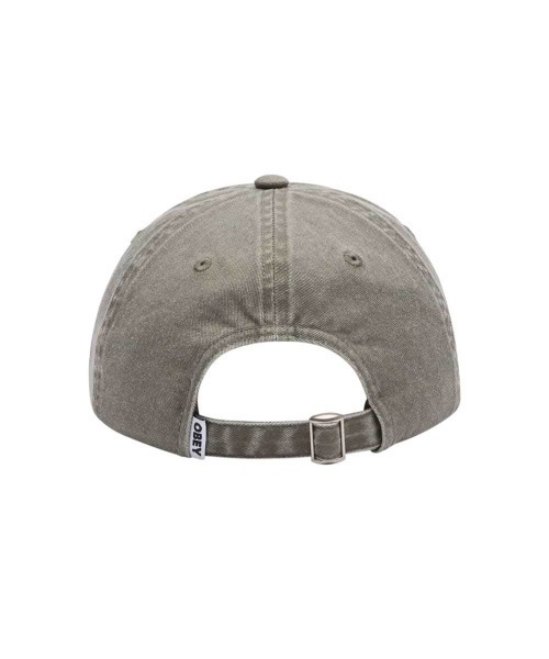 OBEY(オベイ)の「OBEY PIGMENT 6P SB / オベイ(キャップ・レディース・ネイビー/ライトグリーン/ブラック/カーキ・O/S)」の10枚目の写真