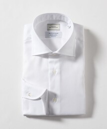 green label relaxing | MADE BY HITOYOSHI ツイル ワイドカラー ドレスシャツ(ビジネスシャツ)