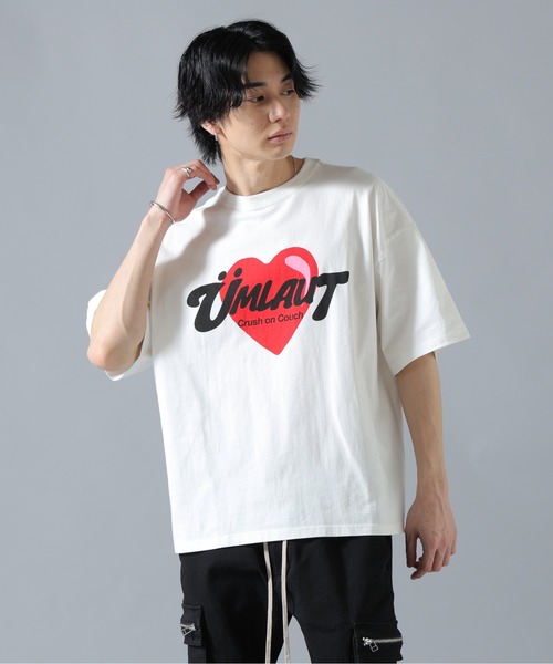 L.H.P(エルエイチピー)の「【WEB&DEPOT限定】UMLAUT/ウムラウト/HART S/S TEE(Tシャツ/カットソー・メンズ・ホワイト/ブラック・M/L)」の4枚目の写真