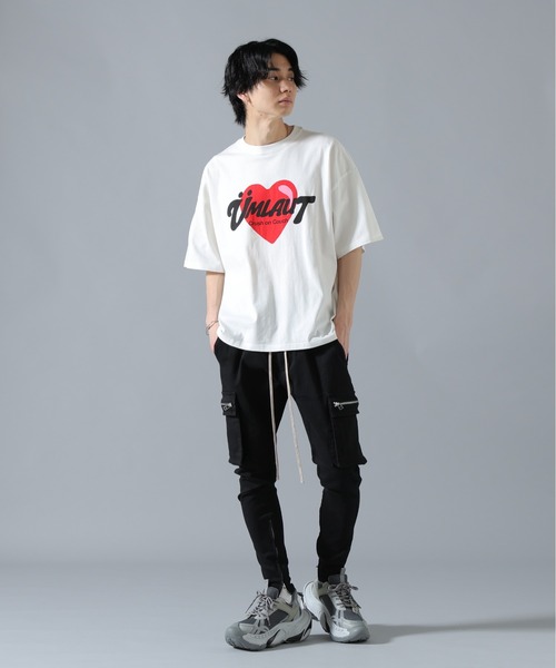 L.H.P(エルエイチピー)の「【WEB&DEPOT限定】UMLAUT/ウムラウト/HART S/S TEE(Tシャツ/カットソー・メンズ・ホワイト/ブラック・M/L)」の6枚目の写真
