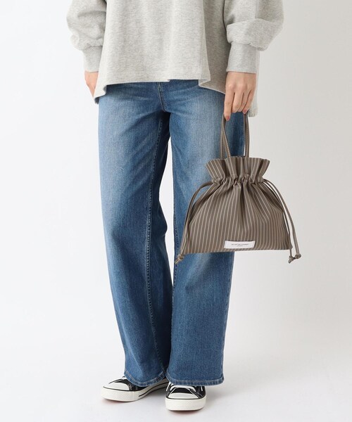 one'sterrace（ワンズテラス）の「JOUET ジョエット 合皮巾着ショルダー（ショルダーバッグ・レディース・ベージュ系8/グレー系4/ブラック系8・99）」の19枚目の写真