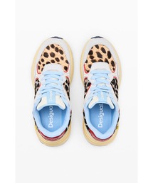Desigual | レオパードチャンキーソールローカットスニーカー(スニーカー)