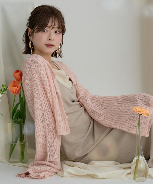 mideal(マイディール)の「layered rib onepiece / レイヤードリブワンピース(ワンピース・レディース・ベージュ/ブラウン・FREE)」の6枚目の写真