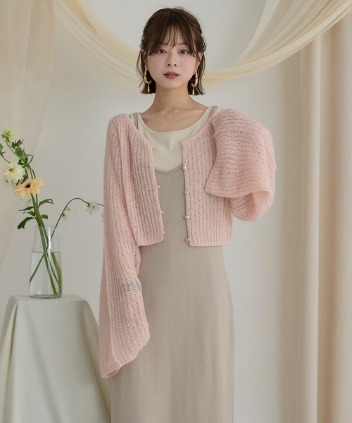 mideal(マイディール)の「layered rib onepiece / レイヤードリブワンピース(ワンピース・レディース・ベージュ/ブラウン・FREE)」の3枚目の写真