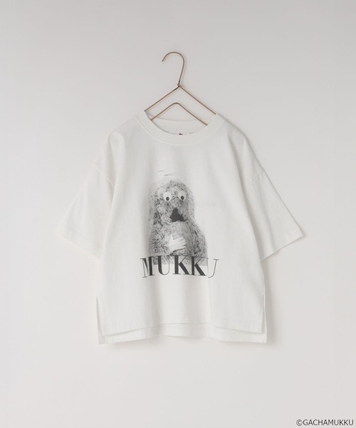 LOWRYS FARM（ローリーズファーム）の「【ガチャピン・ムック】Tシャツ　659267（Tシャツ/カットソー・キッズ・チャコールグレー/オフホワイト・110cm/130cm/150cm）」の17枚目の写真