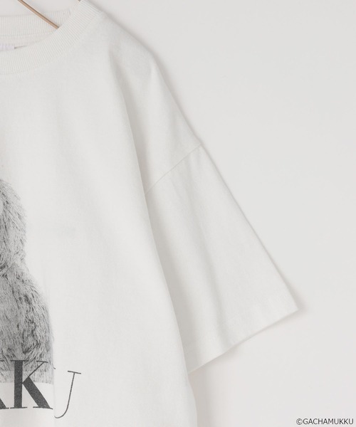 LOWRYS FARM（ローリーズファーム）の「【ガチャピン・ムック】Tシャツ　659267（Tシャツ/カットソー・キッズ・チャコールグレー/オフホワイト・110cm/130cm/150cm）」の19枚目の写真
