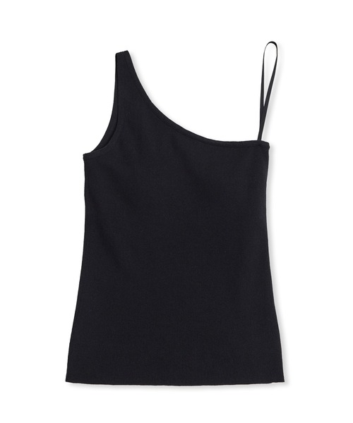 ADAM ET ROPE'（アダムエロペ）の「シルク混ワンショルタンクトップ（タンクトップ・レディース・ブルー系その他4/ブラウン系その他/ブラック・FREE）」の15枚目の写真