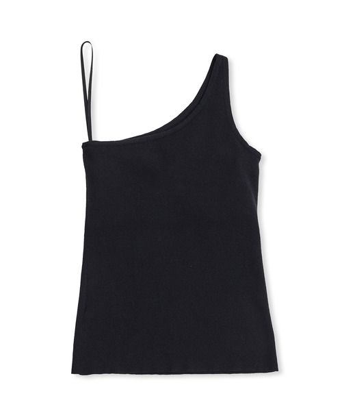 ADAM ET ROPE'（アダムエロペ）の「シルク混ワンショルタンクトップ（タンクトップ・レディース・ブルー系その他4/ブラウン系その他/ブラック・FREE）」の16枚目の写真