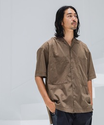 【HEREIAM MEN】イージーケア/接触冷感/吸水速乾/テックリネンシャツ