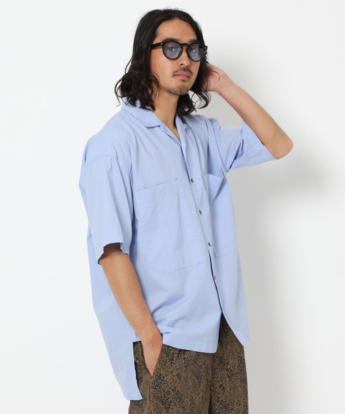 HEREIAM（ヘレイアム）の「【HEREIAM MEN】イージーケア/接触冷感/吸水速乾/テックリネンシャツ（シャツ/ブラウス・メンズ・ブラック/ブラウン/ライトブルー・MEDIUM/LARGE）」の9枚目の写真