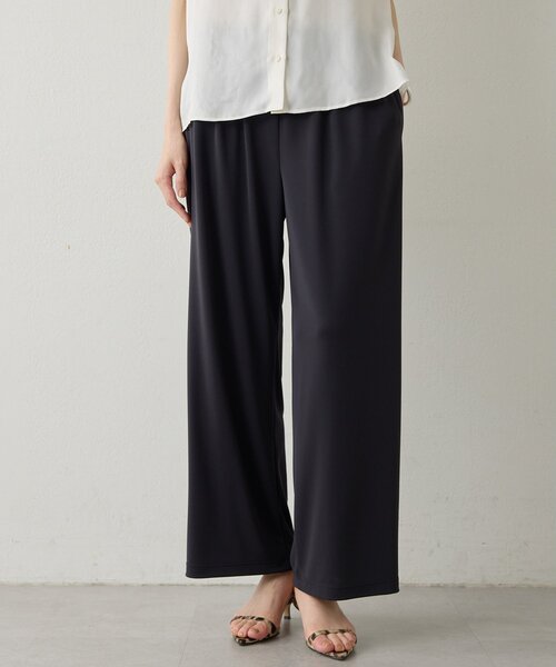 Drawing Numbers（ドローイング ナンバーズ）の「【Drawing Numbers】スムースリラックスパンツ（その他パンツ・レディース・グレー/ネイビー・38）」の13枚目の写真