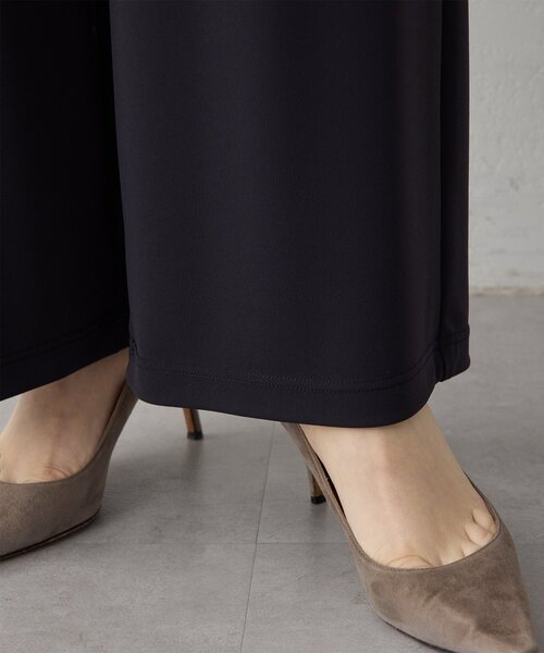 Drawing Numbers（ドローイング ナンバーズ）の「【Drawing Numbers】スムースリラックスパンツ（その他パンツ・レディース・グレー/ネイビー・38）」の8枚目の写真