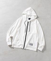 TAION（タイオン）の「【TAION(タイオン)】〈ユニセックス〉ベーシックスポーツ UV 高反発ストレッチ パーカー UVカット 接触冷感（ラッシュガード）」