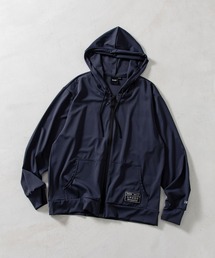 TAION（タイオン）の「【TAION(タイオン)】〈ユニセックス〉ベーシックスポーツ UV 高反発ストレッチ パーカー UVカット 接触冷感（ラッシュガード）」