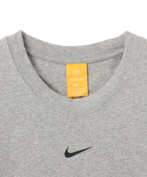 NIKE(ナイキ)の「NIKE M NRG NOCTA CS TEE SS / ナイキ NRG ノクタ CS T-シャツ 【SP】(Tシャツ/カットソー・メンズ・ブラック/ヘザーグレー・S/M/L/XL/XXL)」の6枚目の写真
