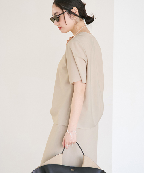 plage（プラージュ）の「Bias ブラウス（シャツ/ブラウス・レディース・キャメル/ベージュ・FREE）」の13枚目の写真