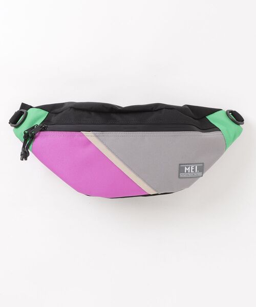 MEI（メイ）の「【MEI2】【MEI/メイ】BASIC BOTTOM LINE Waist Bag MEI-000-261005（ボディバッグ/ウエストポーチ・メンズ・その他1/その他2/その他3/ブラック・FREE）」の2枚目の写真