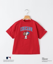 SHIPS | SHIPS KIDS:85～95cm/ PEANUTS×MLB プリント Tシャツ(Tシャツ/カットソー)