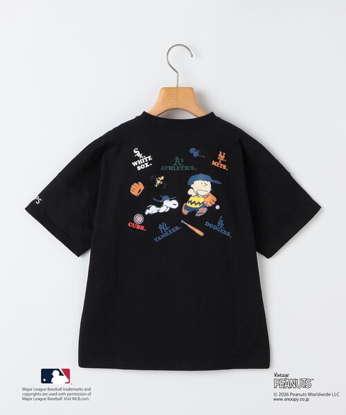 SHIPS(シップス)の「SHIPS KIDS:85~95cm/ PEANUTS×MLB プリント Tシャツ(Tシャツ/カットソー・キッズ・ブラック/レッド/ホワイト/グレー・X-SMALL)」の17枚目の写真
