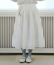 CELITAILS（セリテールズ）の「YOKE SHIRRING LONG SKIRT_WHITE（スカート）」