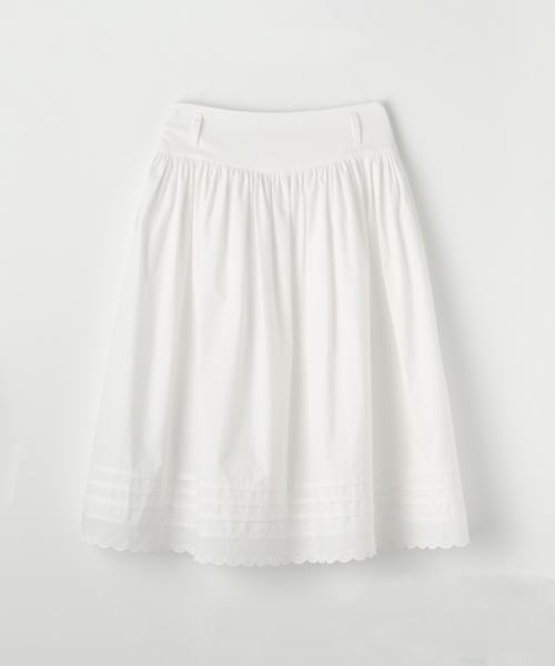 CELITAILS(セリテールズ)の「YOKE SHIRRING LONG SKIRT_WHITE(スカート・レディース・その他・SMALL/MEDIUM)」の3枚目の写真