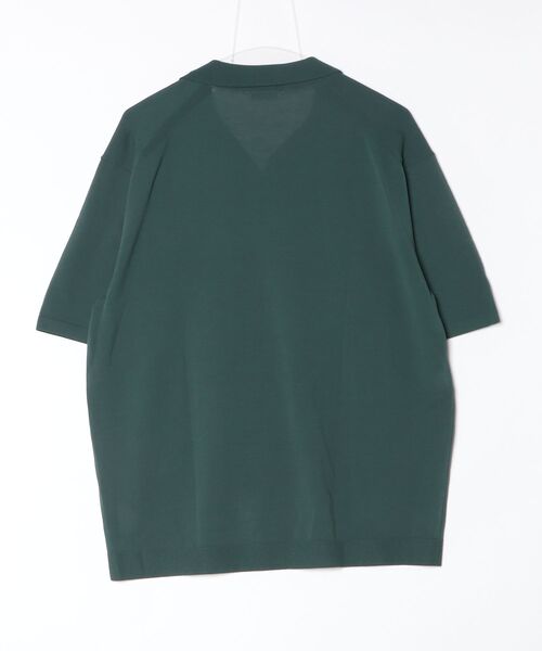 ATON】 FINE ICE COTTON SKIPPER POLO SWEATER（ポロシャツ）｜ATON