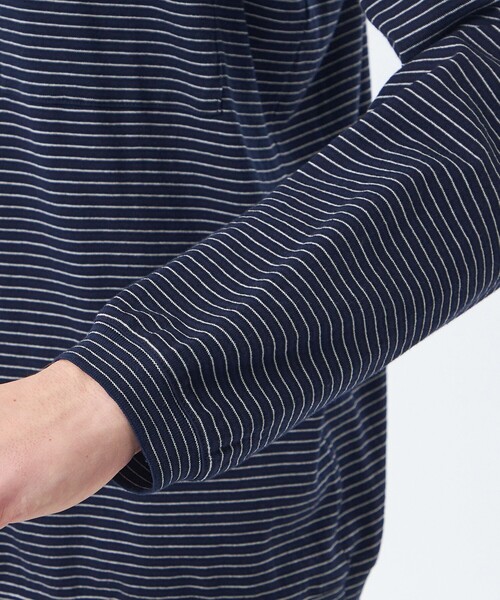 MACKINTOSH PHILOSOPHY(マッキントッシュ フィロソフィー)の「【WEEKENDER】セミルーズロンT ナローボーダー天竺(Tシャツ/カットソー・メンズ・グレー系その他2・40/38)」の8枚目の写真