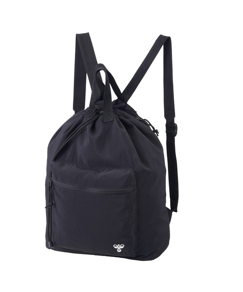 hummel(ヒュンメル)の「hummel/ヒュンメル PLAY Knapsack(バックパック/リュック・レディース・ブラック/グレー・FREE)」の3枚目の写真