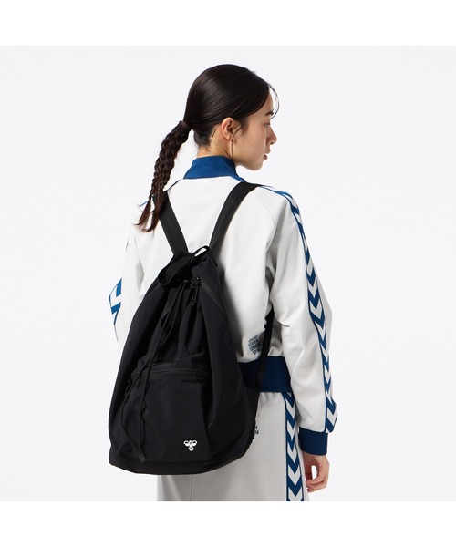 hummel(ヒュンメル)の「hummel/ヒュンメル PLAY Knapsack(バックパック/リュック・レディース・ブラック/グレー・FREE)」の8枚目の写真