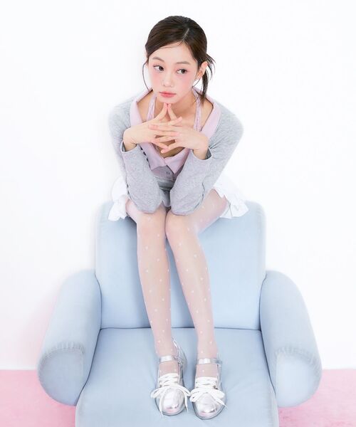 CHAAKAN（チャカン靴）の「ココメルキルティングメリージェンスニーカーSNLTR1i113（バレエシューズ・レディース・ブラック/アイボリー/シルバー・22.5cm/23cm/23.5cm/24cm/24.5cm/25cm）」の10枚目の写真