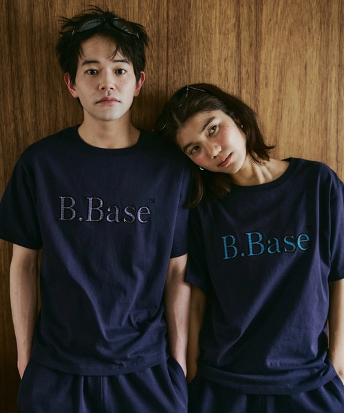 BROKEN BASE(ブロークンベース)の「B.Base Assort Patchwork Tee / B.Basae アソートパッチワークTee(Tシャツ/カットソー・メンズ・ネイビー系1/ブラック系1/グレー系1/ブルー系1/イエロー系1/ホワイト系1/ネイビー系3/ネイビー系2・SMALL/MEDIUM/LARGE)」の12枚目の写真