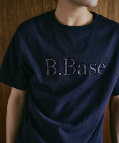 BROKEN BASE(ブロークンベース)の「B.Base Assort Patchwork Tee / B.Basae アソートパッチワークTee(Tシャツ/カットソー・メンズ・ネイビー系1/ブラック系1/グレー系1/ブルー系1/イエロー系1/ホワイト系1/ネイビー系3/ネイビー系2・SMALL/MEDIUM/LARGE)」の13枚目の写真