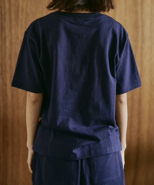 BROKEN BASE(ブロークンベース)の「B.Base Assort Patchwork Tee / B.Basae アソートパッチワークTee(Tシャツ/カットソー・メンズ・ネイビー系1/ブラック系1/グレー系1/ブルー系1/イエロー系1/ホワイト系1/ネイビー系3/ネイビー系2・SMALL/MEDIUM/LARGE)」の15枚目の写真