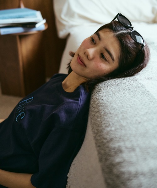 BROKEN BASE(ブロークンベース)の「B.Base Assort Patchwork Tee / B.Basae アソートパッチワークTee(Tシャツ/カットソー・メンズ・ネイビー系1/ブラック系1/グレー系1/ブルー系1/イエロー系1/ホワイト系1/ネイビー系3/ネイビー系2・SMALL/MEDIUM/LARGE)」の22枚目の写真