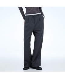 CLASSIC TWO TUCK SLACKS-2COLOR