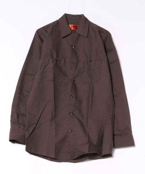 VIBGYOR（ヴィブジョー）の「RED KAP(レッドキャップ) 長袖ワークシャツ 4.25oz ポプリン（シャツ/ブラウス・メンズ・グリーン系その他/ブラウン系その他/カーキ/ライトブルー/チャコールグレー/ブルー系その他/ネイビー/ライトグレー/ホワイト/ブラック・X-LARGE/LARGE/MEDIUM/SMALL）」の5枚目の写真