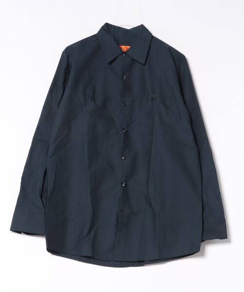 VIBGYOR（ヴィブジョー）の「RED KAP(レッドキャップ) 長袖ワークシャツ 4.25oz ポプリン（シャツ/ブラウス・メンズ・グリーン系その他/ブラウン系その他/カーキ/ライトブルー/チャコールグレー/ブルー系その他/ネイビー/ライトグレー/ホワイト/ブラック・X-LARGE/LARGE/MEDIUM/SMALL）」の9枚目の写真