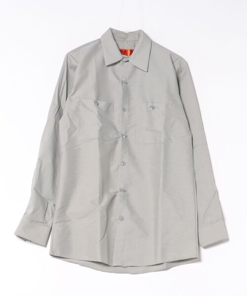 VIBGYOR（ヴィブジョー）の「RED KAP(レッドキャップ) 長袖ワークシャツ 4.25oz ポプリン（シャツ/ブラウス・メンズ・グリーン系その他/ブラウン系その他/カーキ/ライトブルー/チャコールグレー/ブルー系その他/ネイビー/ライトグレー/ホワイト/ブラック・X-LARGE/LARGE/MEDIUM/SMALL）」の4枚目の写真